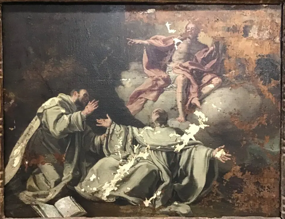 A visão de São Guilherme de Vercelli, obra de Domenico Antonio Vaccaro