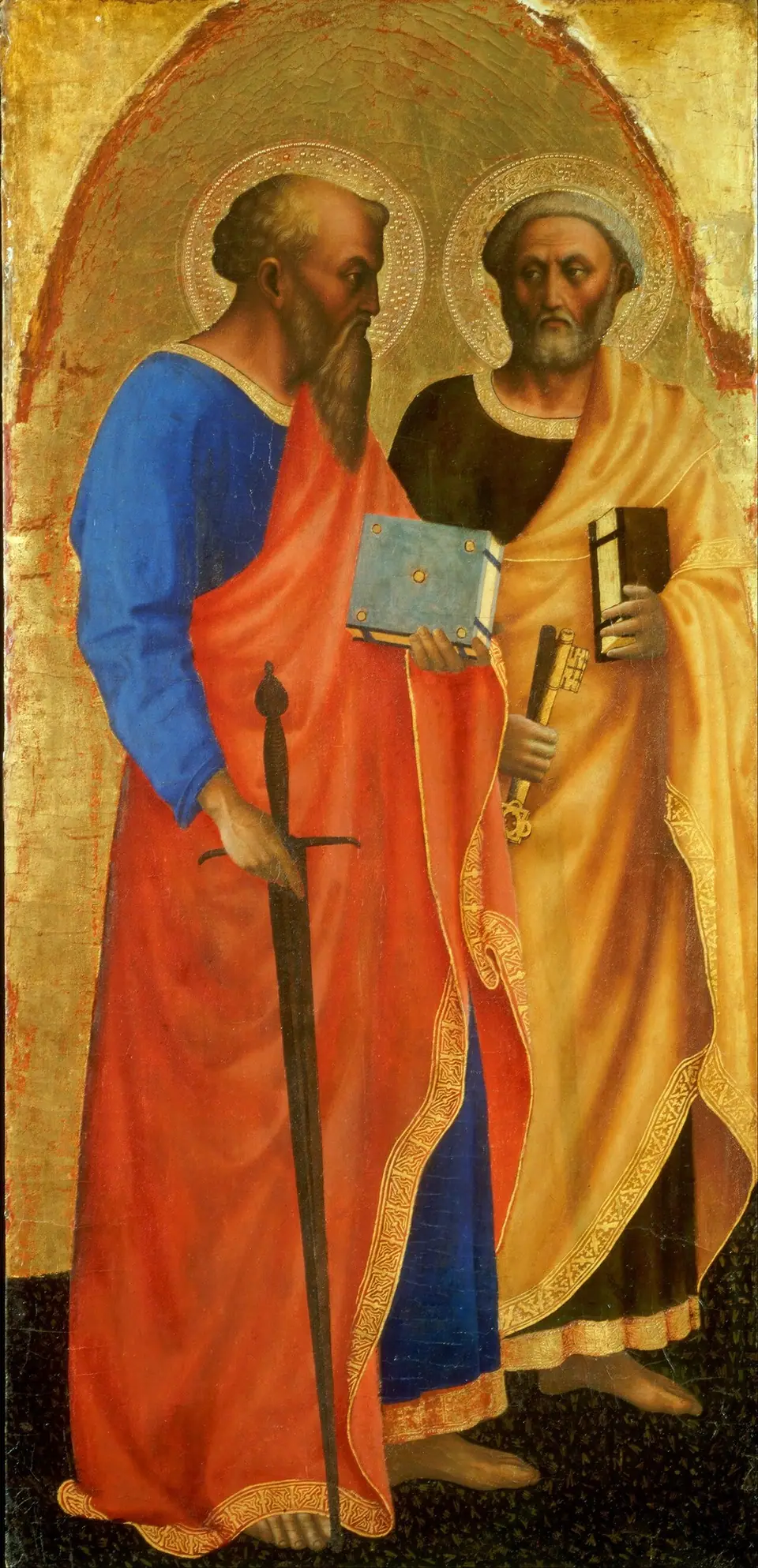 São Paulo e São Pedro, apóstolos, obra de Masolino da Panicale