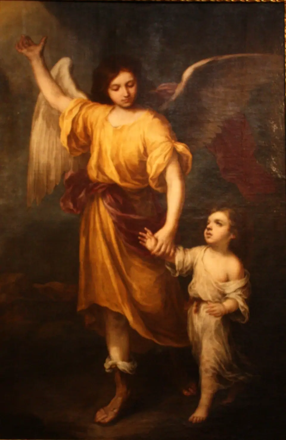 O Anjo da Guarda e a criança, obra de Bartolomé Esteban Murillo