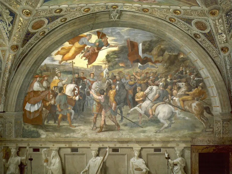 São Leão Magno e Átila, obra de Raphael