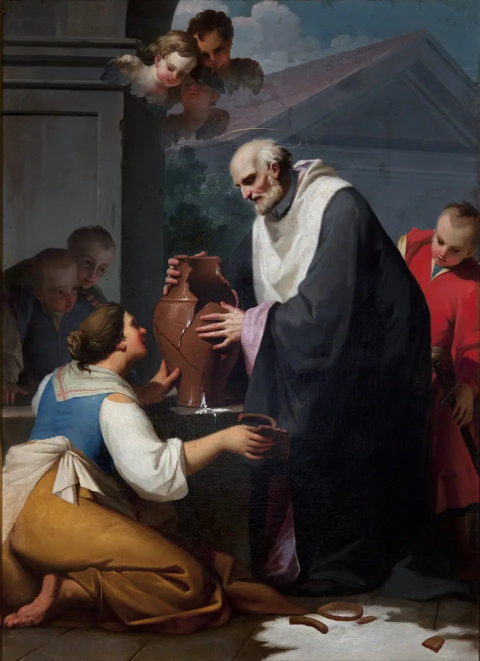 O milagre de São João Câncio, obra de Taddeo Kuntze