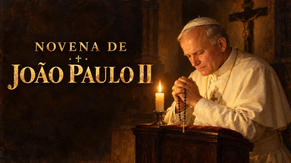 Capa da novena de são joão paulo ii